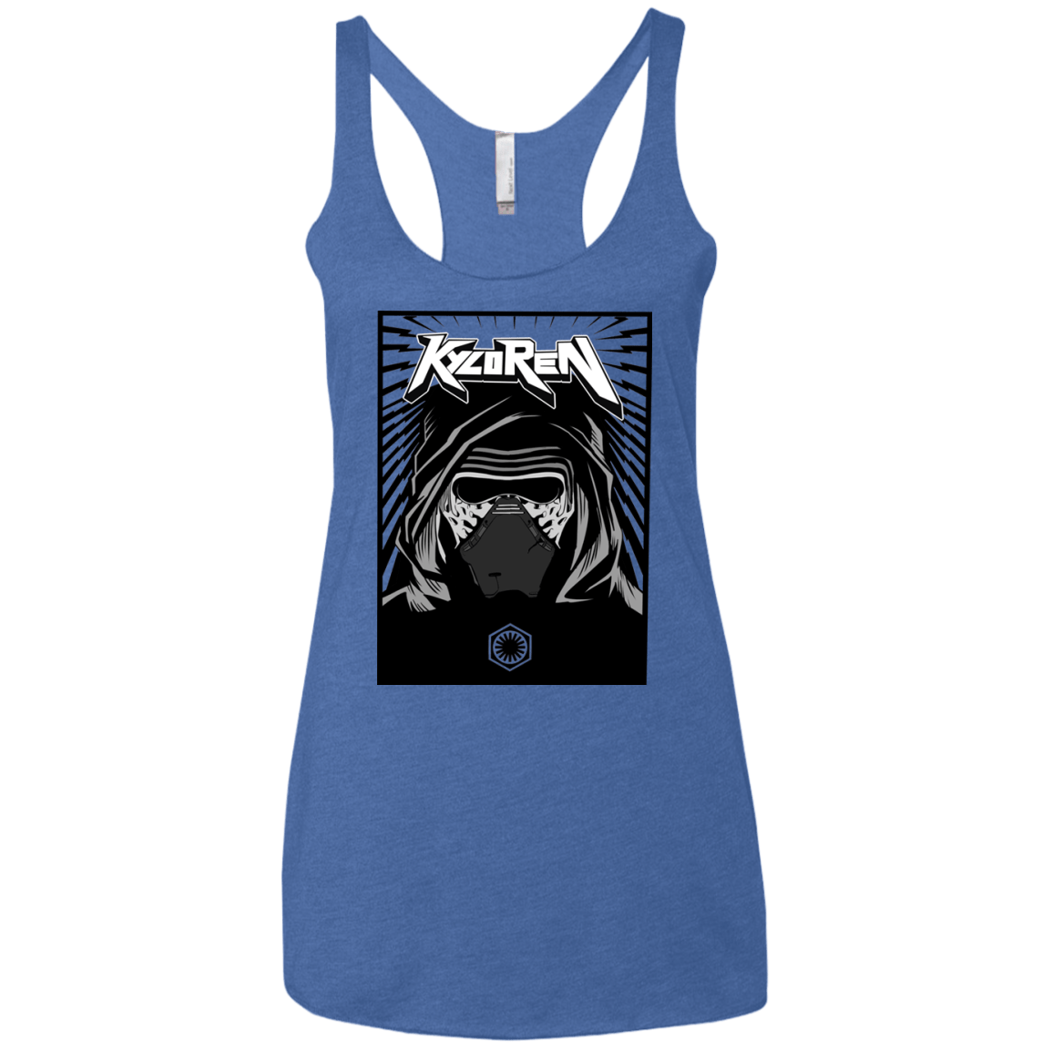 T-Shirts Vintage Royal / X-Small Kylo Rock Women's Triblend Racerback Tank