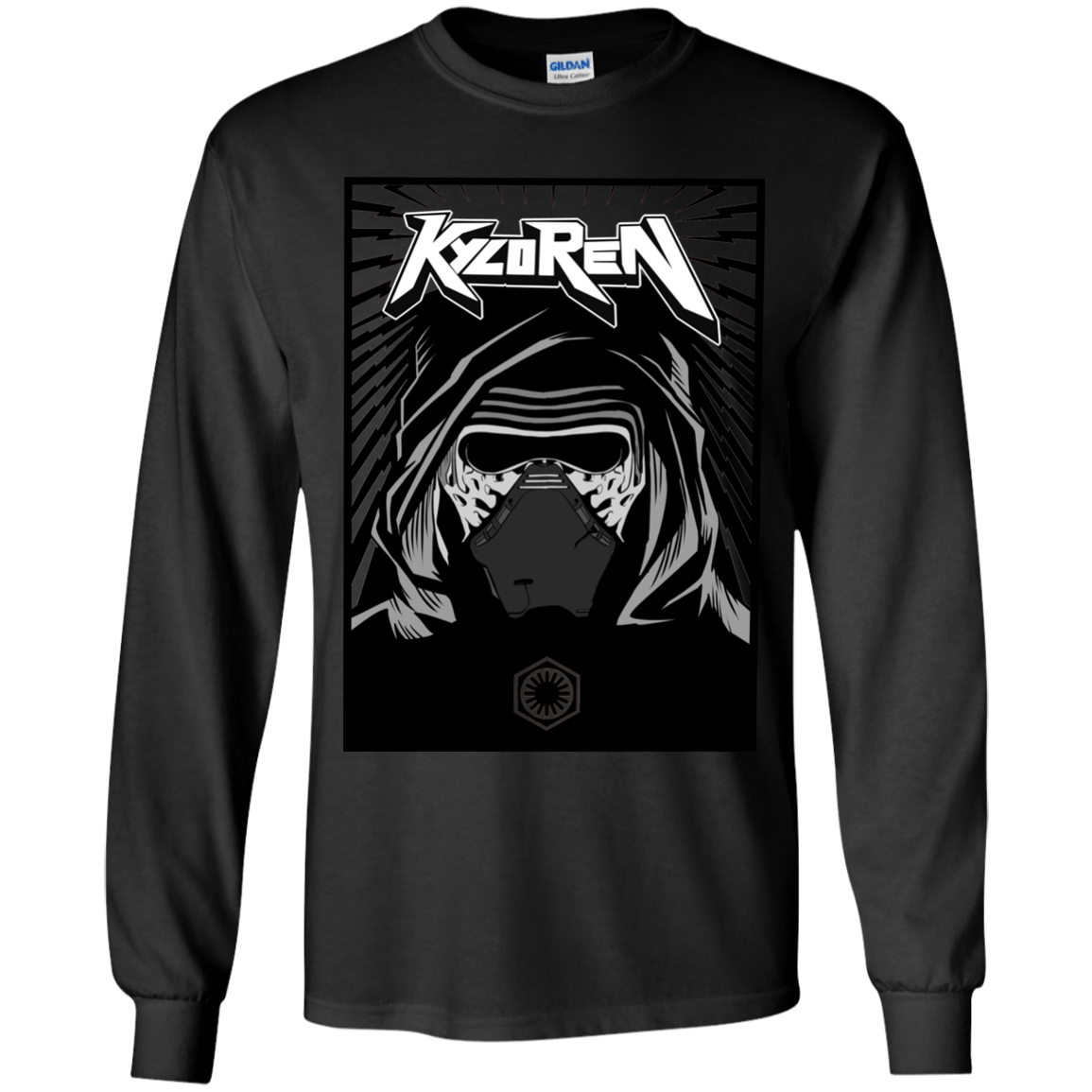 T-Shirts Black / YS Kylo Rock Youth Long Sleeve T-Shirt