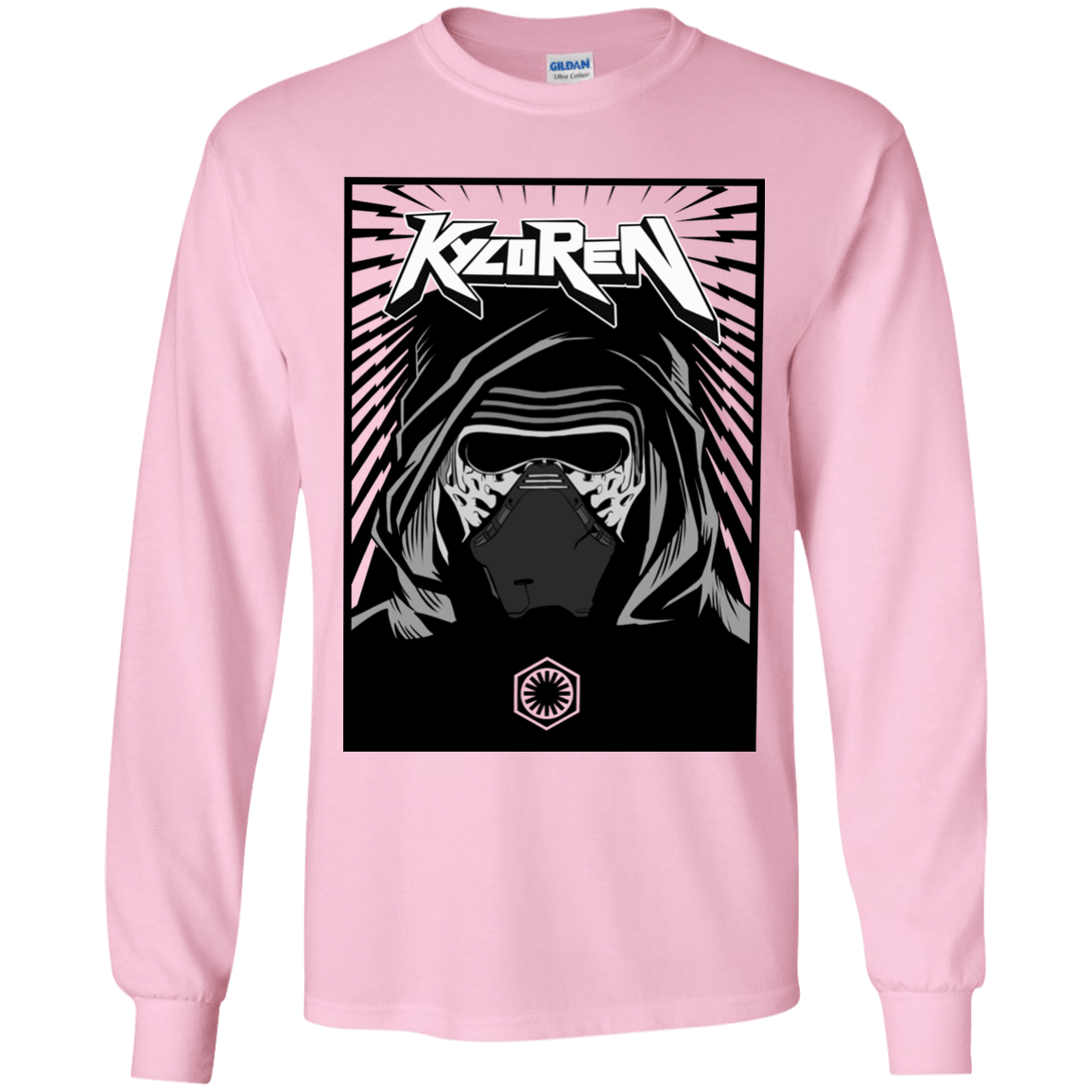 T-Shirts Light Pink / YS Kylo Rock Youth Long Sleeve T-Shirt
