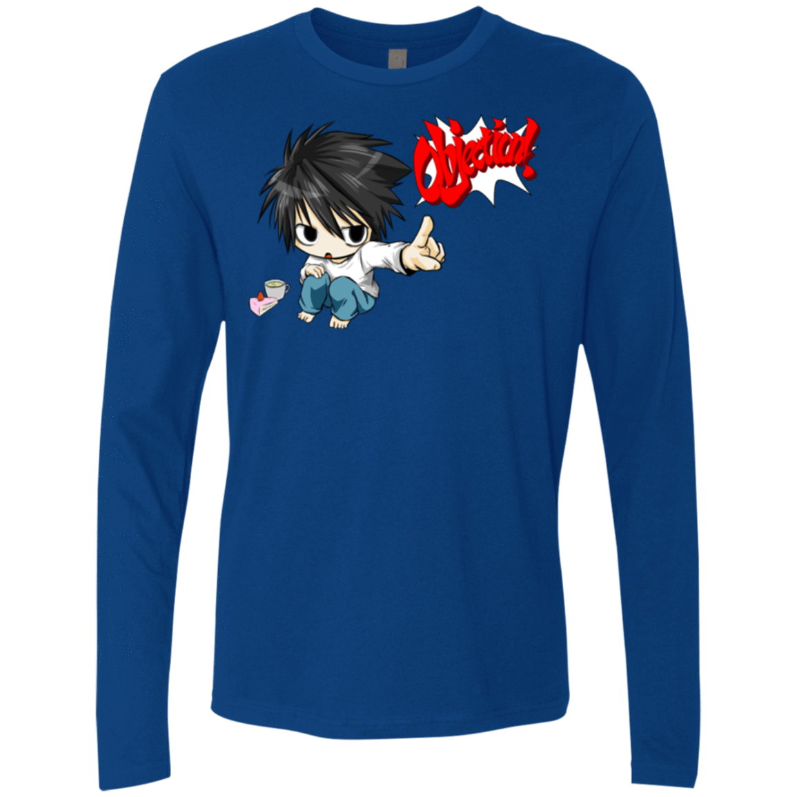 T-Shirts Royal / Small L Objection! Men's Premium Long Sleeve