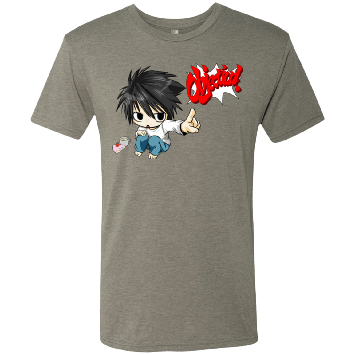 T-Shirts Venetian Grey / Small L Objection! Men's Triblend T-Shirt