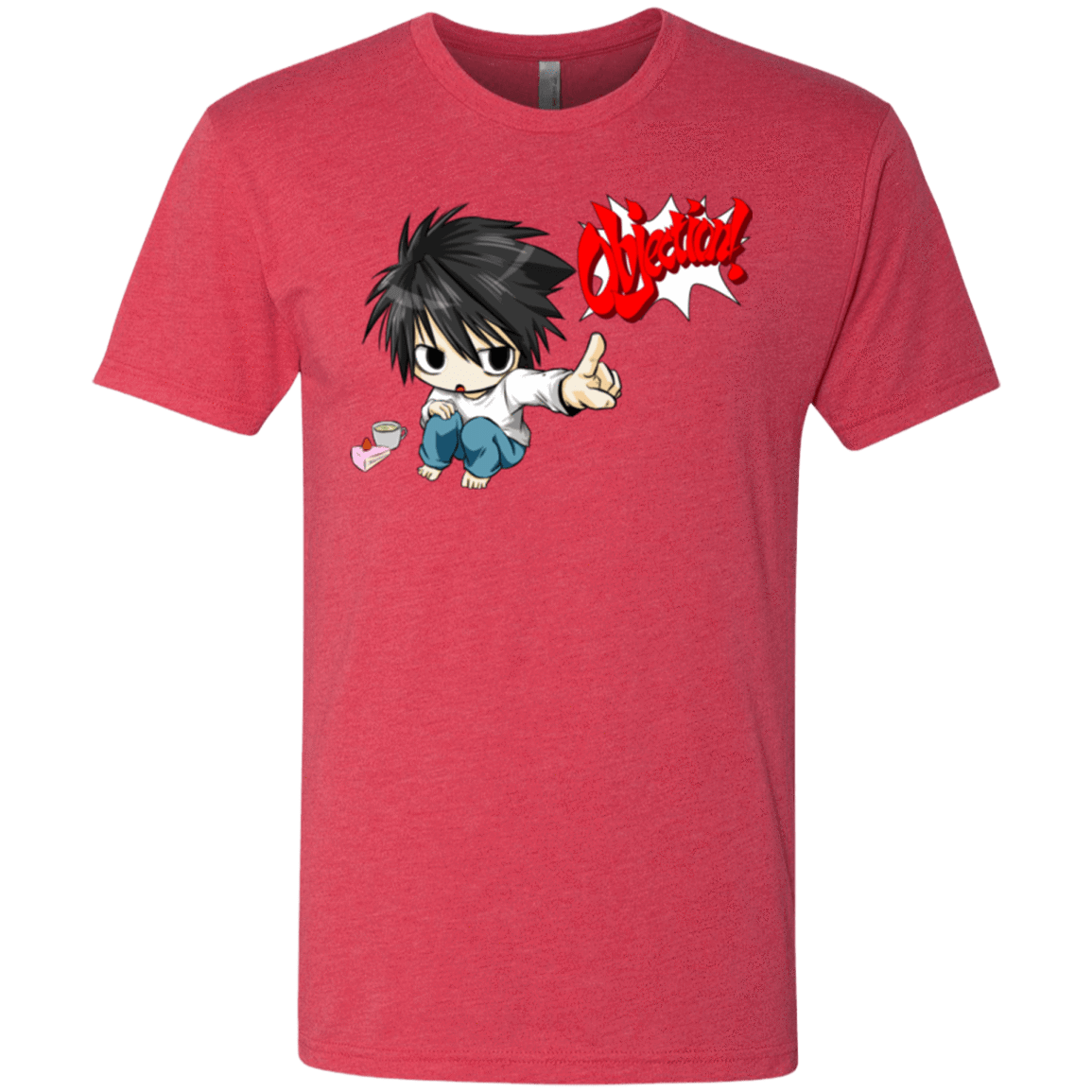 T-Shirts Vintage Red / Small L Objection! Men's Triblend T-Shirt