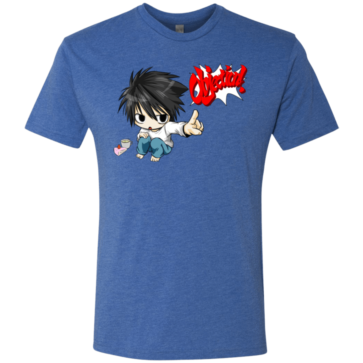 T-Shirts Vintage Royal / Small L Objection! Men's Triblend T-Shirt