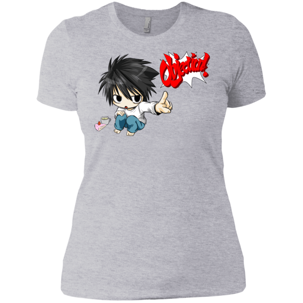 T-Shirts Heather Grey / X-Small L Objection! Women's Premium T-Shirt
