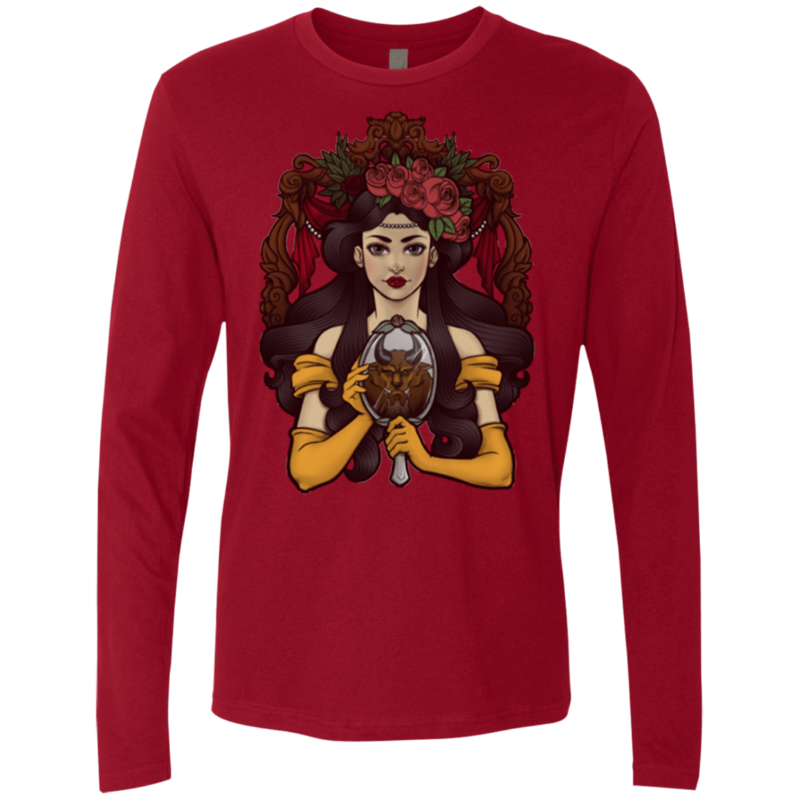 T-Shirts Cardinal / Small La Bete Men's Premium Long Sleeve