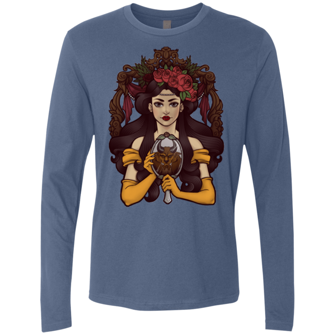 T-Shirts Indigo / Small La Bete Men's Premium Long Sleeve