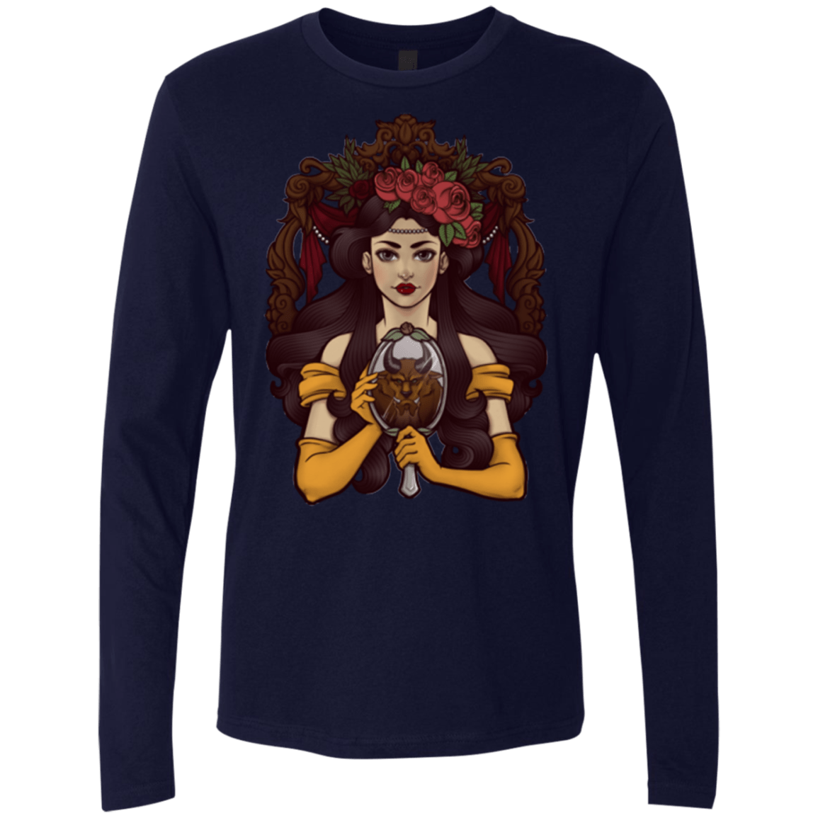 T-Shirts Midnight Navy / Small La Bete Men's Premium Long Sleeve