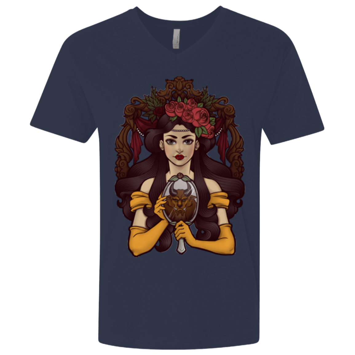 T-Shirts Midnight Navy / X-Small La Bete Men's Premium V-Neck