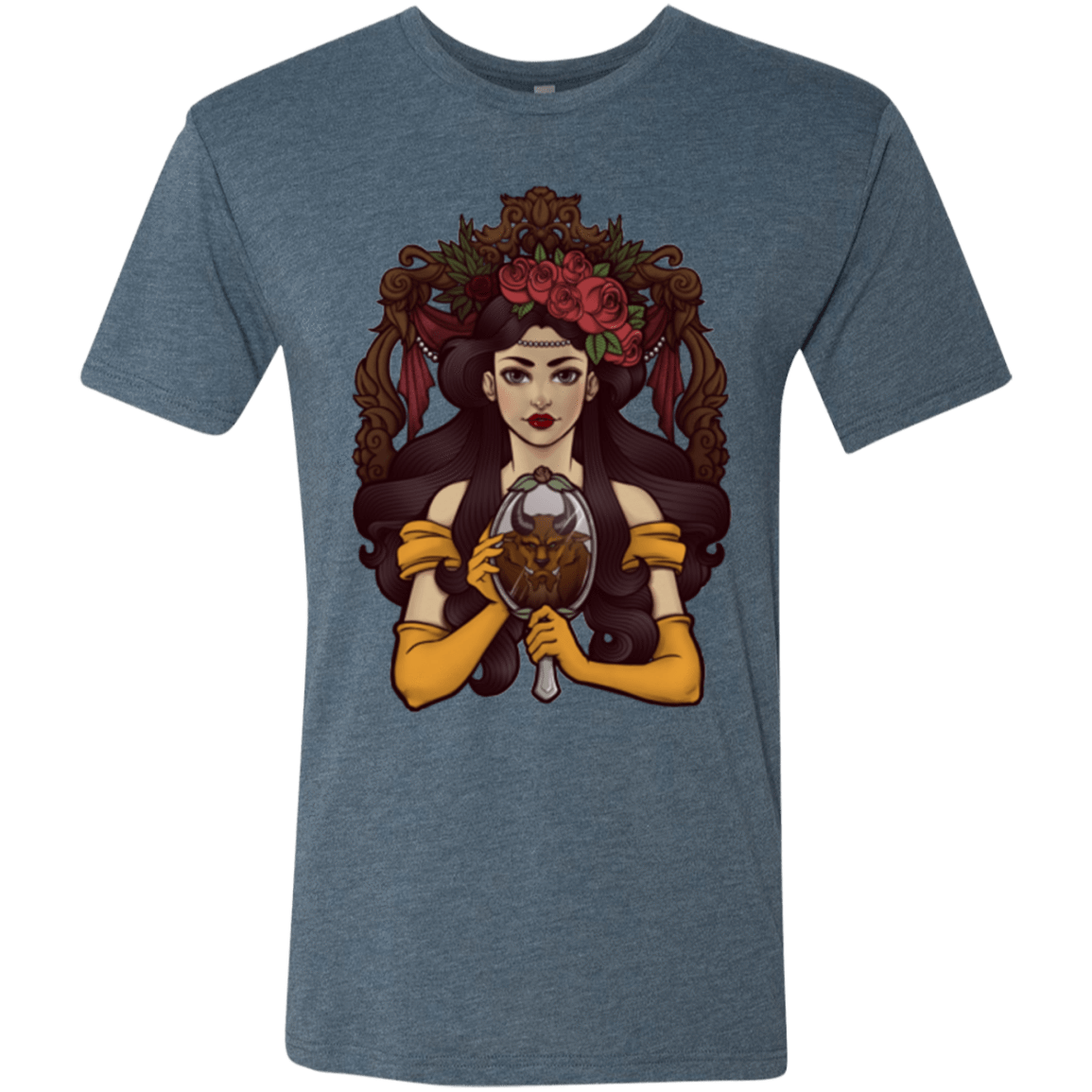 T-Shirts Indigo / Small La Bete Men's Triblend T-Shirt