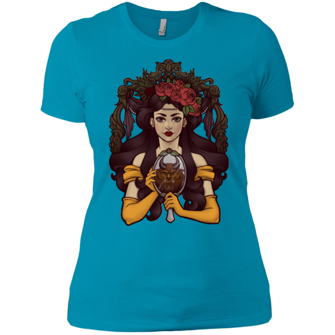 T-Shirts Turquoise / X-Small La Bete Women's Premium T-Shirt