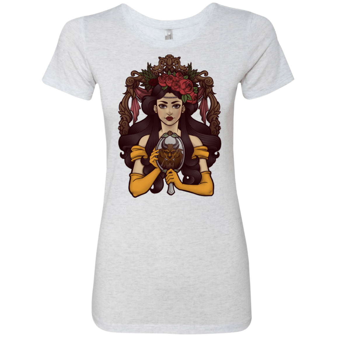 T-Shirts Heather White / Small La Bete Women's Triblend T-Shirt