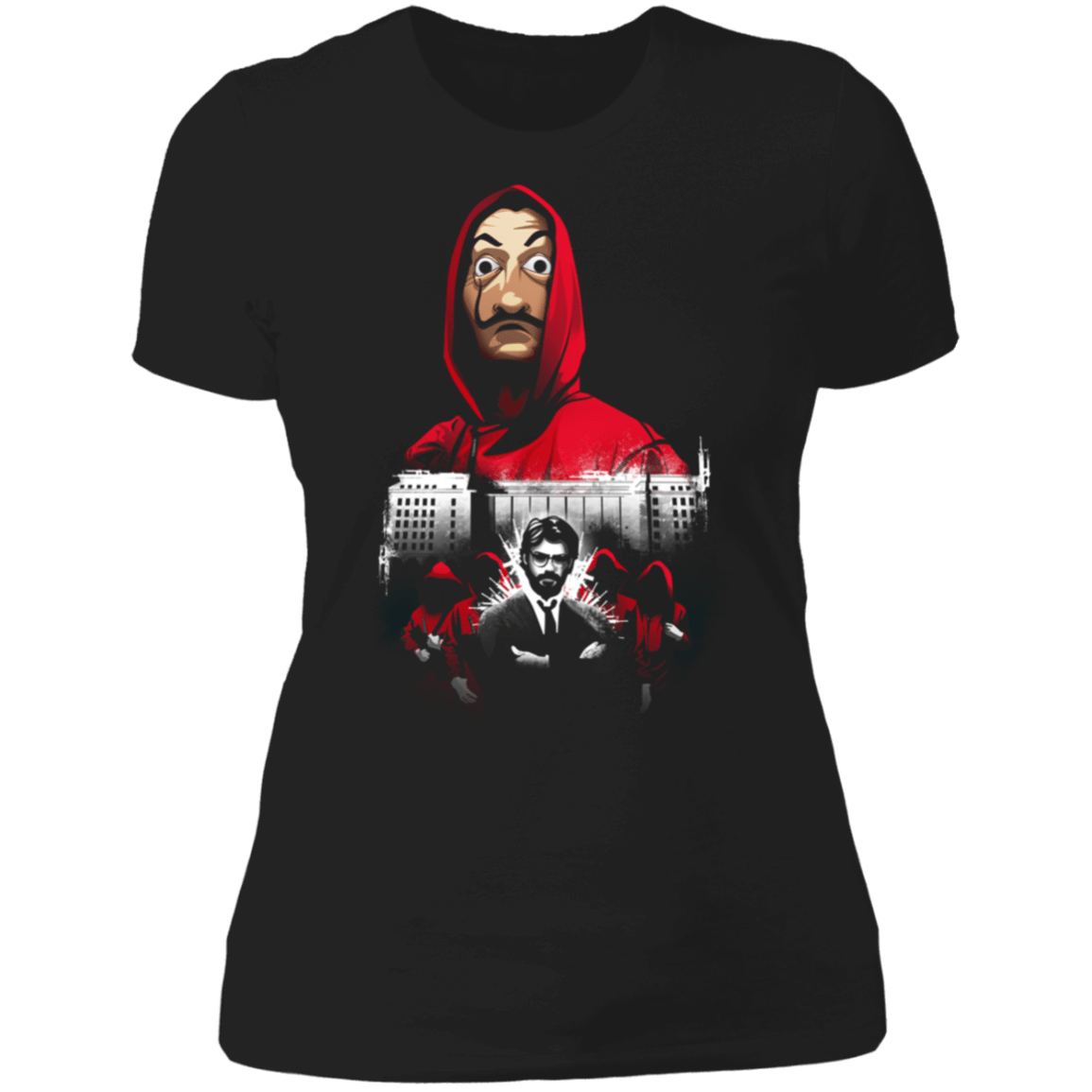 T-Shirts Black / X-Small La Casa De Dali Women's Premium T-Shirt