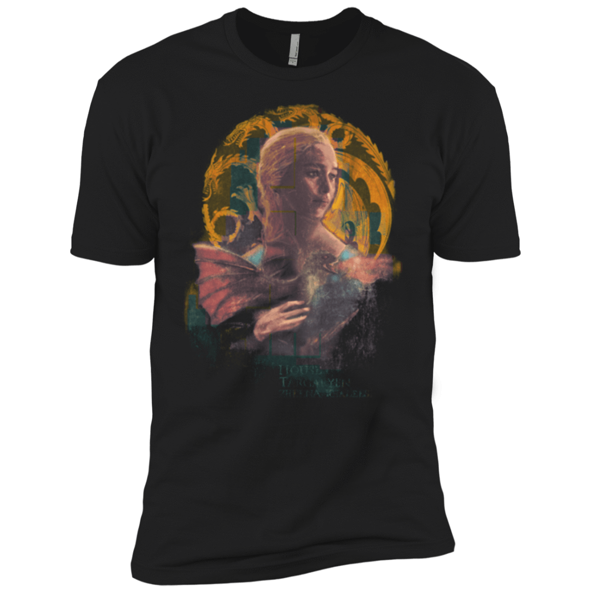 T-Shirts Black / YXS la Dame Au Dragon Boys Premium T-Shirt