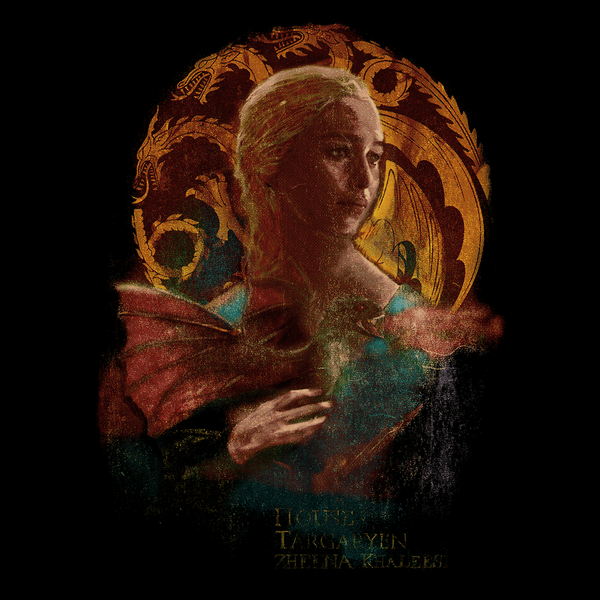 T-Shirts la Dame Au Dragon T-Shirt