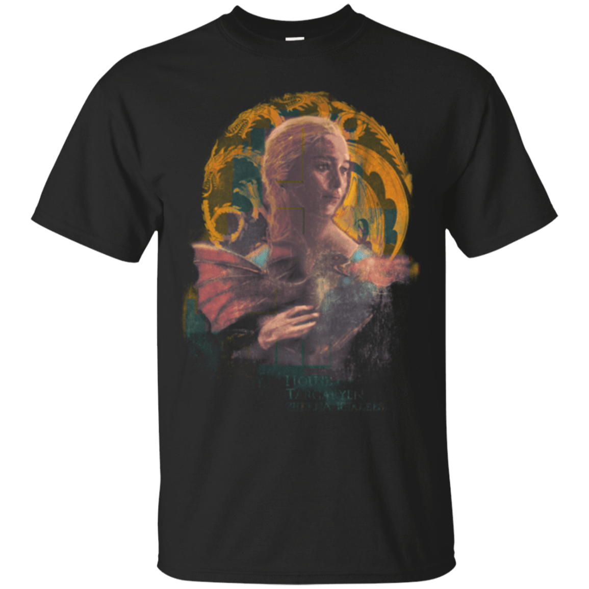 T-Shirts Black / Small la Dame Au Dragon T-Shirt