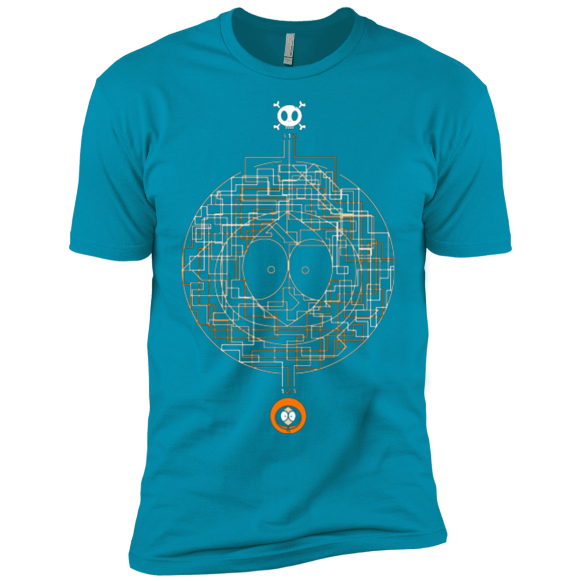 T-Shirts Turquoise / YXS LABYRINTH OF DEATH Boys Premium T-Shirt