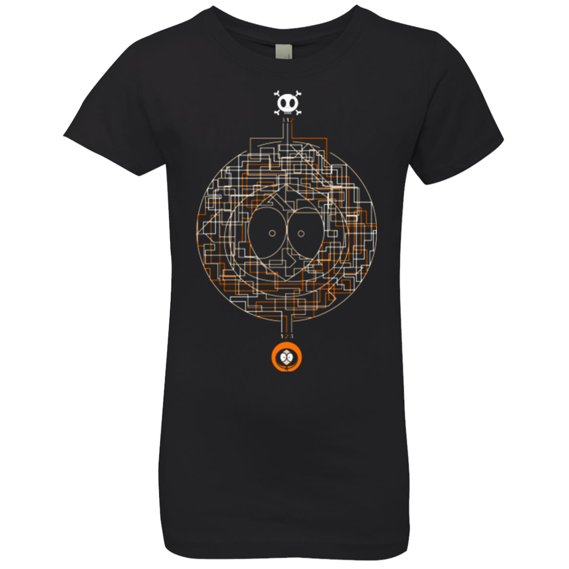 T-Shirts Black / YXS LABYRINTH OF DEATH Girls Premium T-Shirt