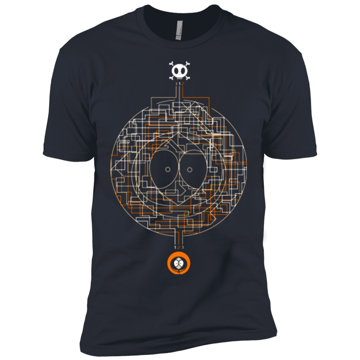 T-Shirts Indigo / X-Small LABYRINTH OF DEATH Men's Premium T-Shirt