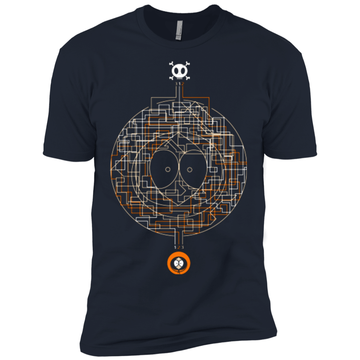 T-Shirts Midnight Navy / X-Small LABYRINTH OF DEATH Men's Premium T-Shirt