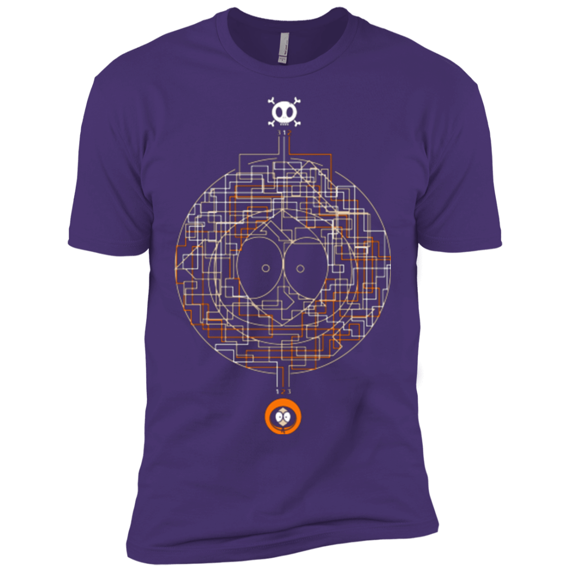 T-Shirts Purple / X-Small LABYRINTH OF DEATH Men's Premium T-Shirt