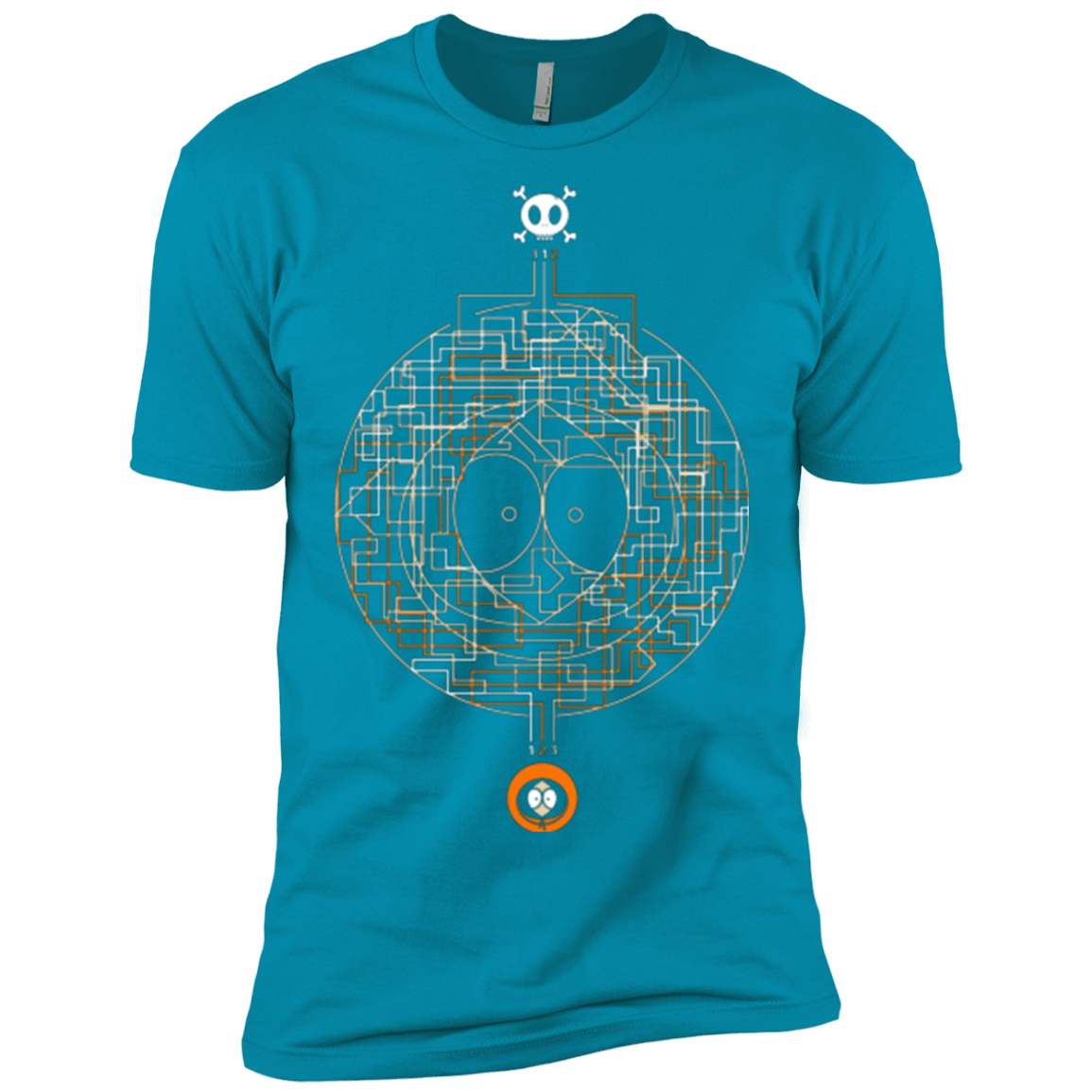 T-Shirts Turquoise / X-Small LABYRINTH OF DEATH Men's Premium T-Shirt