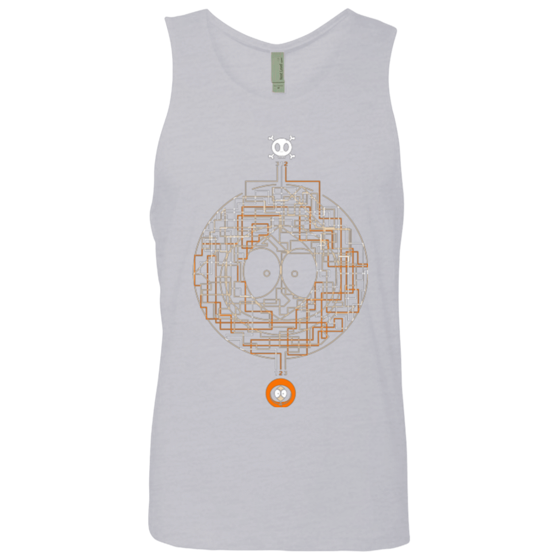 T-Shirts Heather Grey / Small LABYRINTH OF DEATH Men's Premium Tank Top