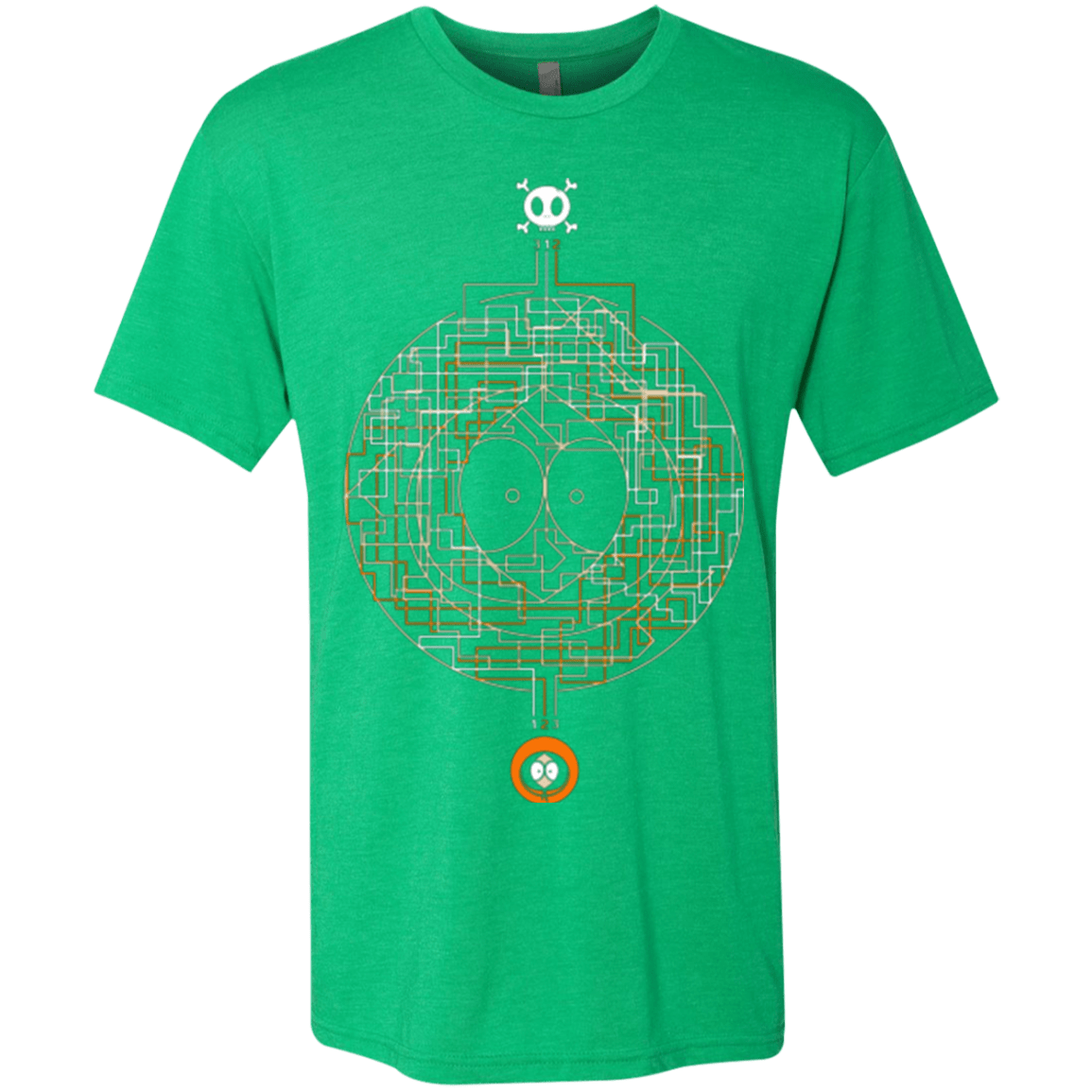 T-Shirts Envy / Small LABYRINTH OF DEATH Men's Triblend T-Shirt