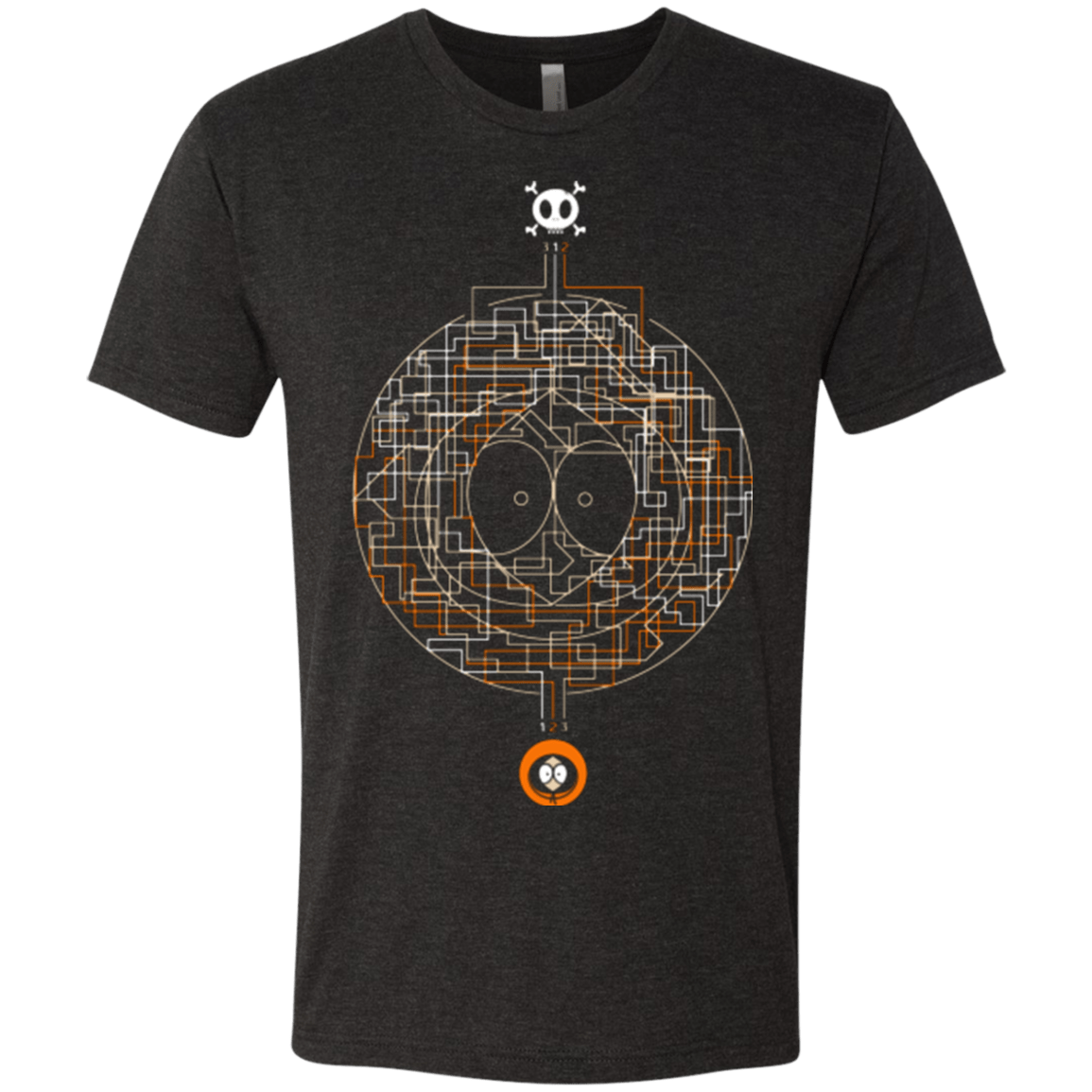 T-Shirts Vintage Black / Small LABYRINTH OF DEATH Men's Triblend T-Shirt