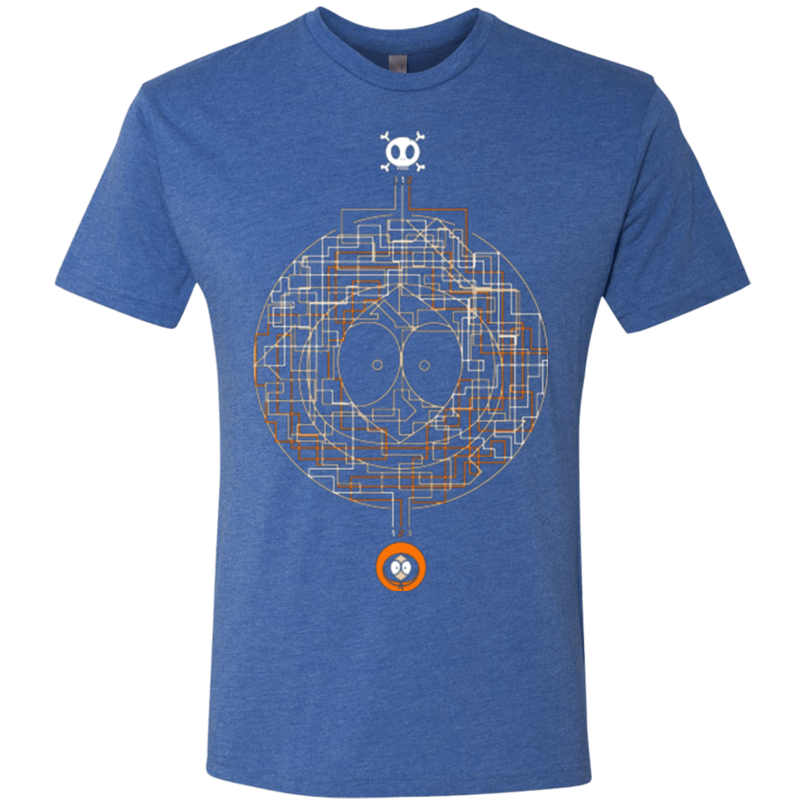 T-Shirts Vintage Royal / Small LABYRINTH OF DEATH Men's Triblend T-Shirt