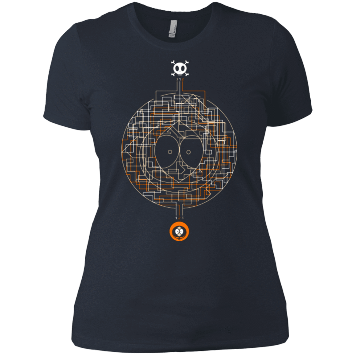 T-Shirts Indigo / X-Small LABYRINTH OF DEATH Women's Premium T-Shirt
