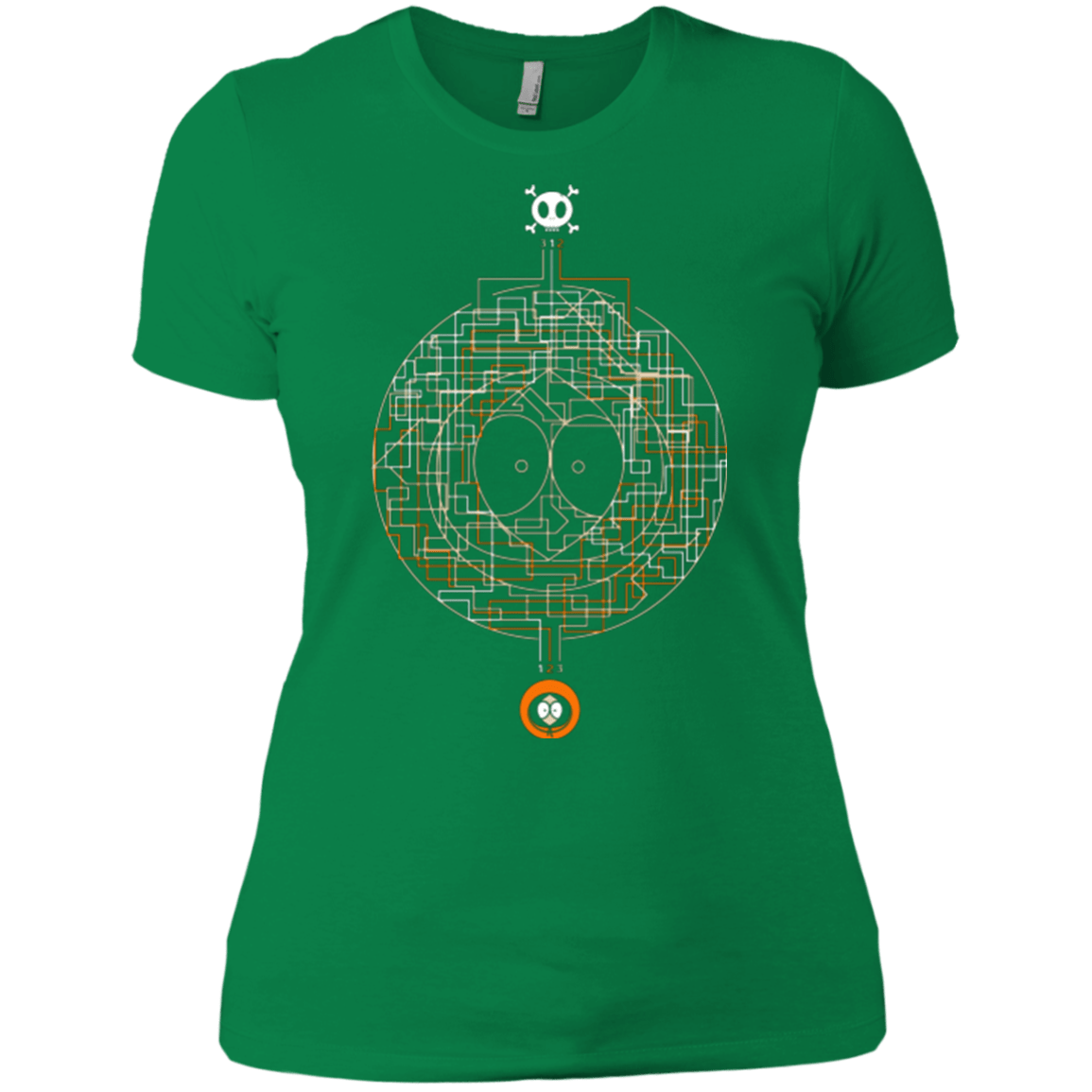 T-Shirts Kelly Green / X-Small LABYRINTH OF DEATH Women's Premium T-Shirt