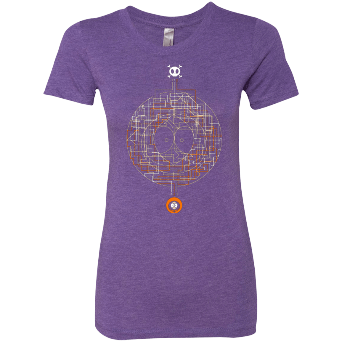 T-Shirts Purple Rush / Small LABYRINTH OF DEATH Women's Triblend T-Shirt