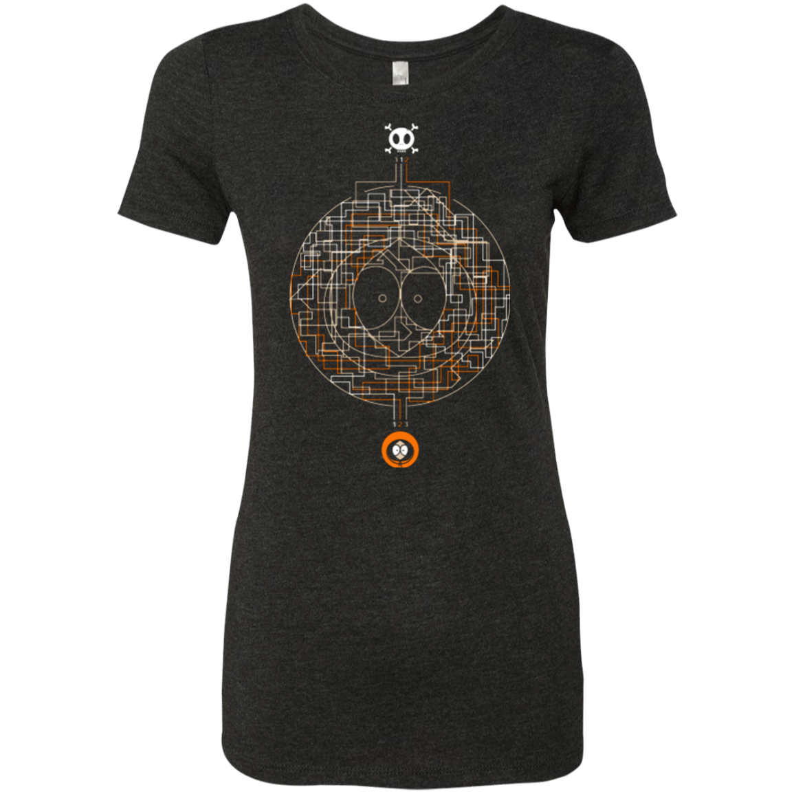 T-Shirts Vintage Black / Small LABYRINTH OF DEATH Women's Triblend T-Shirt