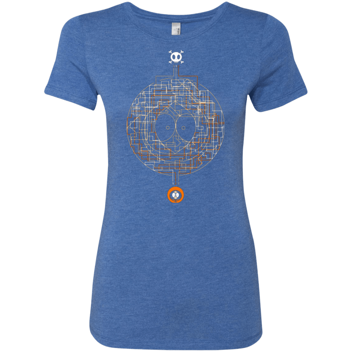 T-Shirts Vintage Royal / Small LABYRINTH OF DEATH Women's Triblend T-Shirt