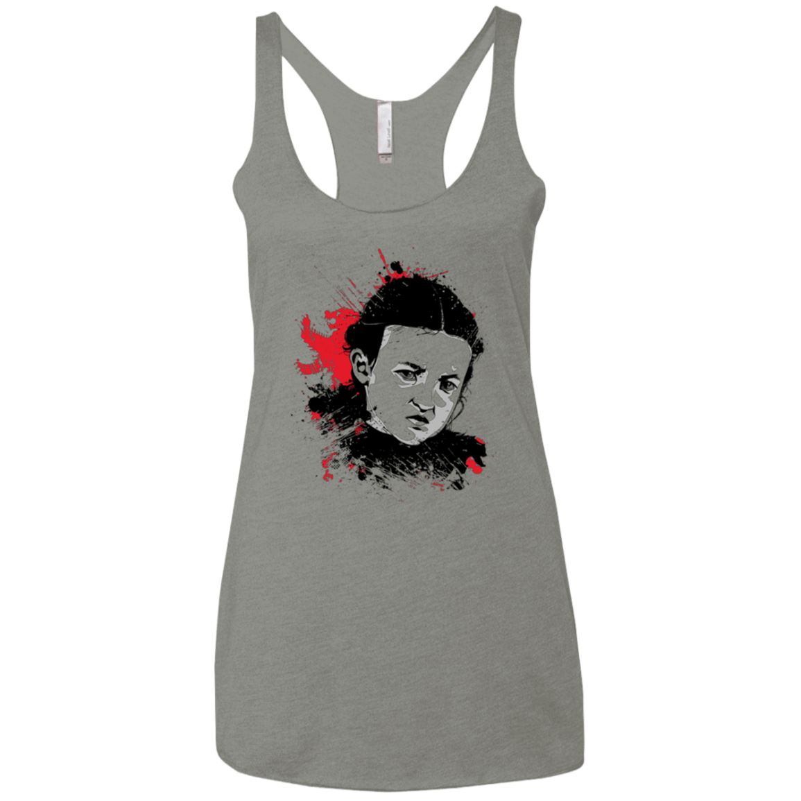 T-Shirts Venetian Grey / X-Small LADY MORMONT Women's Triblend Racerback Tank