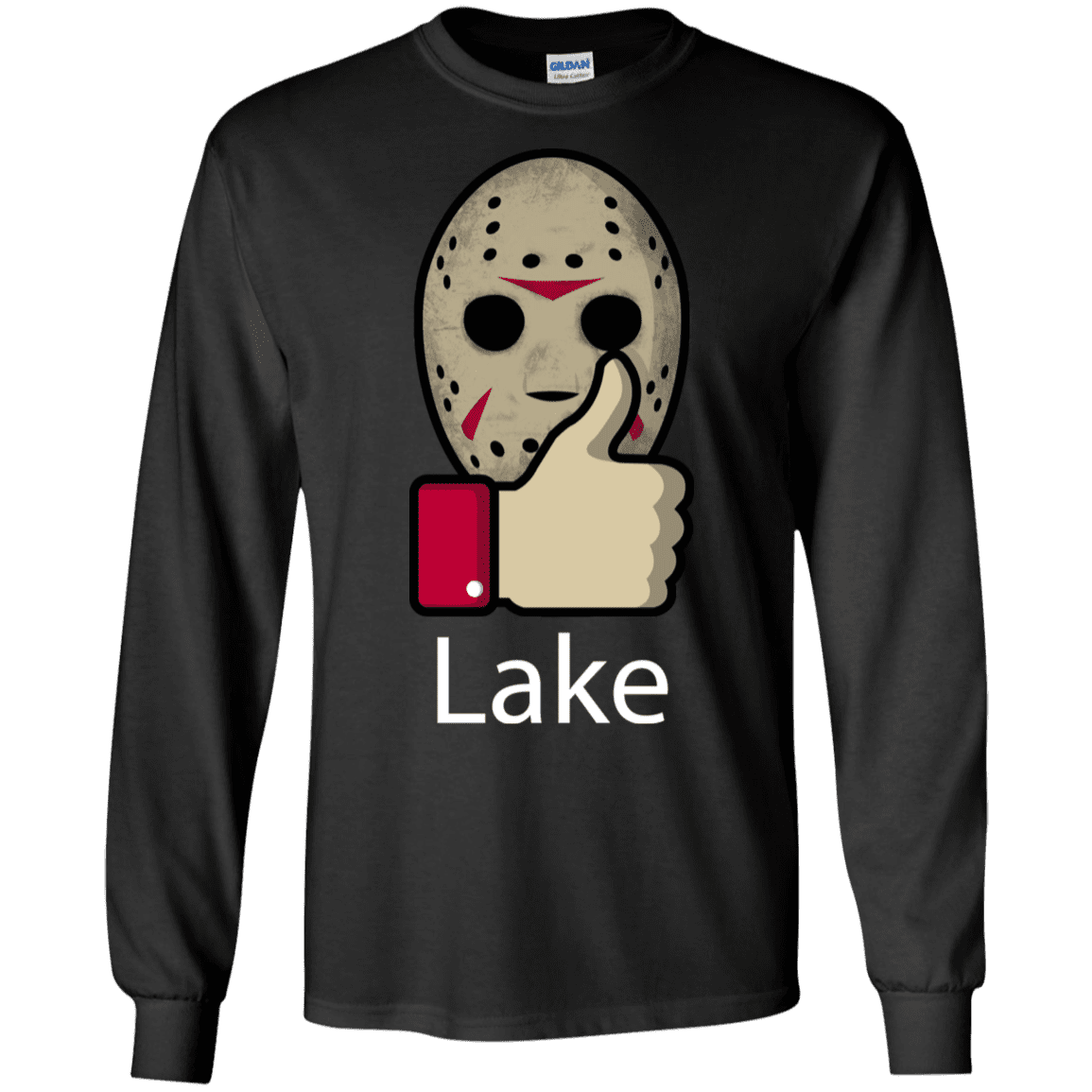 T-Shirts Black / S Lake Men's Long Sleeve T-Shirt