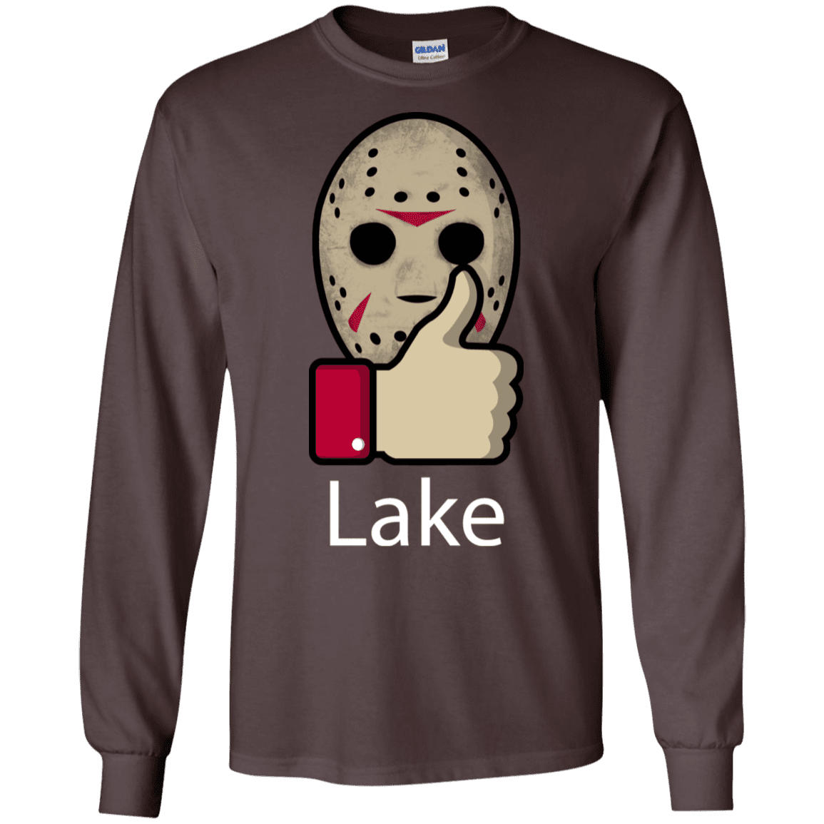 T-Shirts Dark Chocolate / S Lake Men's Long Sleeve T-Shirt