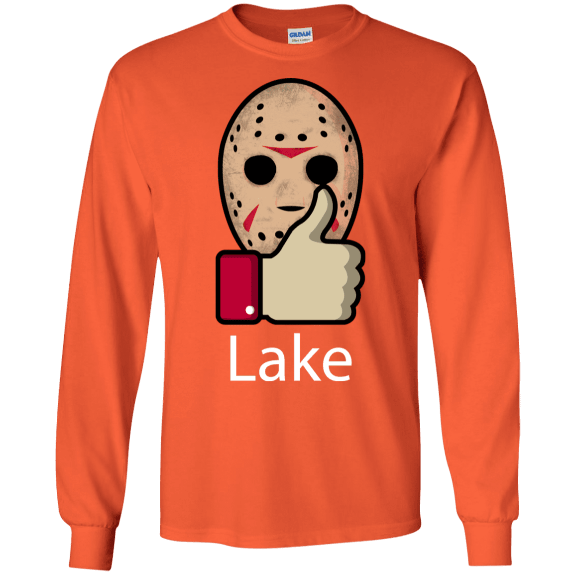 T-Shirts Orange / S Lake Men's Long Sleeve T-Shirt