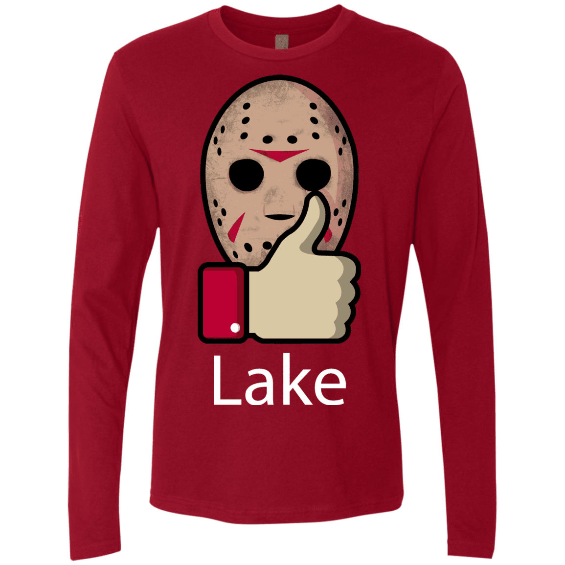 T-Shirts Cardinal / S Lake Men's Premium Long Sleeve