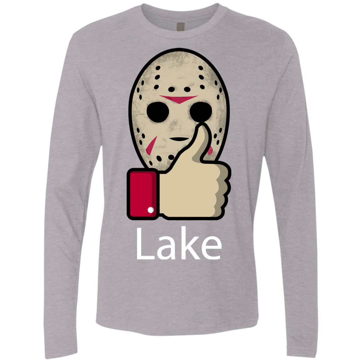 T-Shirts Heather Grey / S Lake Men's Premium Long Sleeve