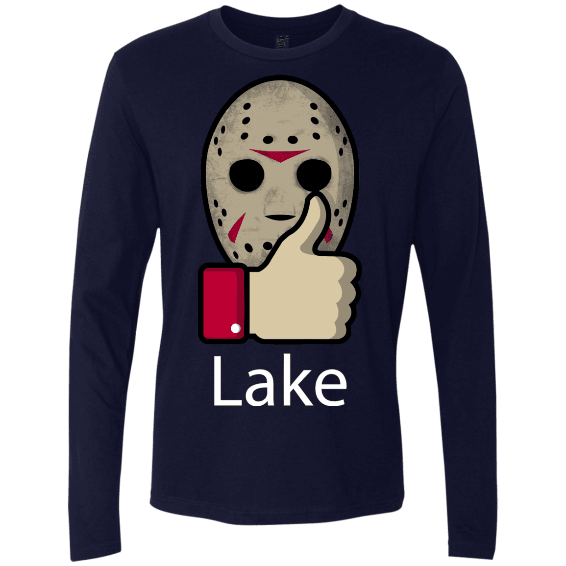 T-Shirts Midnight Navy / S Lake Men's Premium Long Sleeve