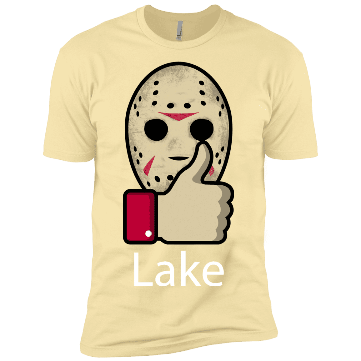 T-Shirts Banana Cream / X-Small Lake Men's Premium T-Shirt
