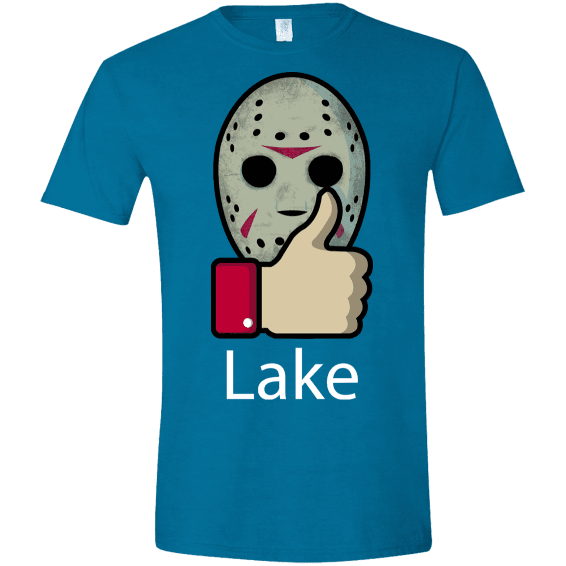 T-Shirts Antique Sapphire / S Lake Men's Semi-Fitted Softstyle