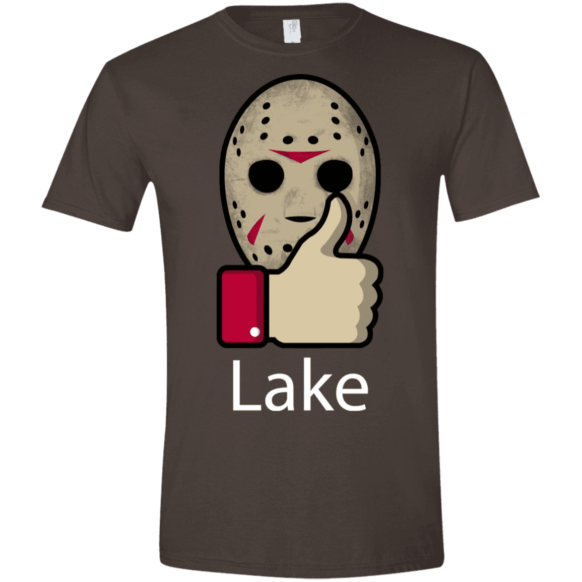 T-Shirts Dark Chocolate / S Lake Men's Semi-Fitted Softstyle