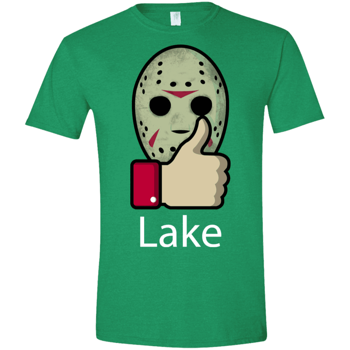 T-Shirts Heather Irish Green / S Lake Men's Semi-Fitted Softstyle