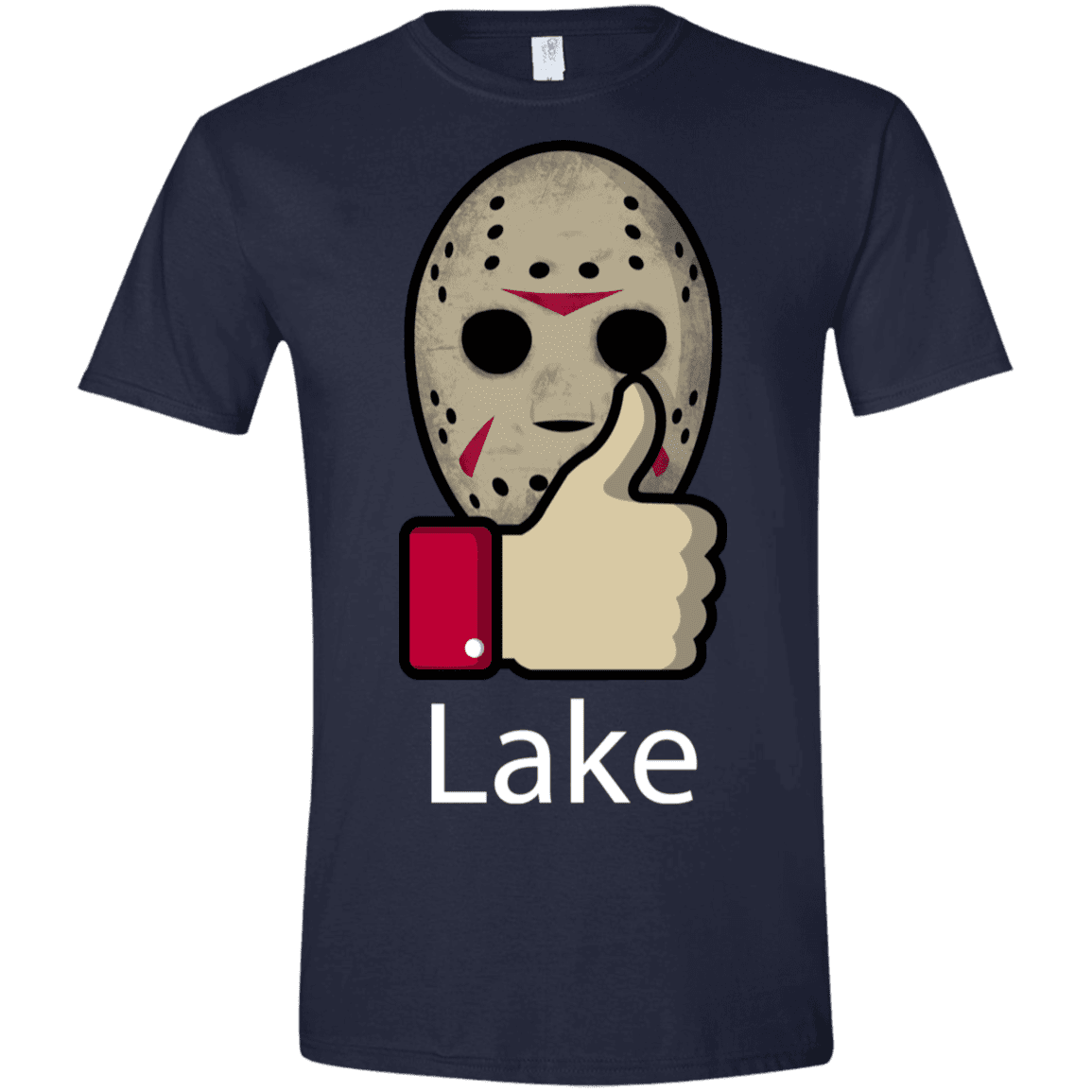 T-Shirts Navy / X-Small Lake Men's Semi-Fitted Softstyle