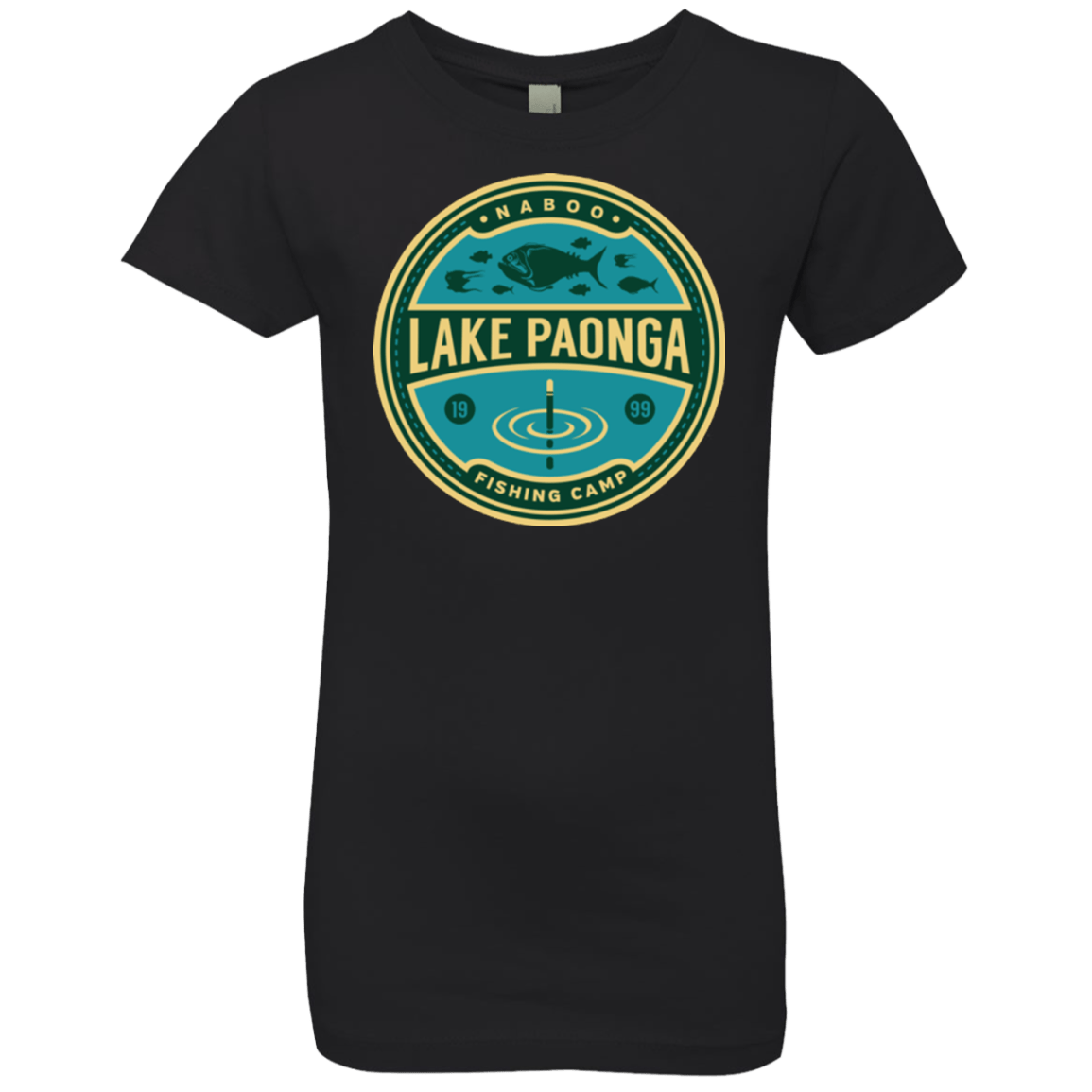 T-Shirts Black / YXS Lake Paonga Fishing Camp Girls Premium T-Shirt