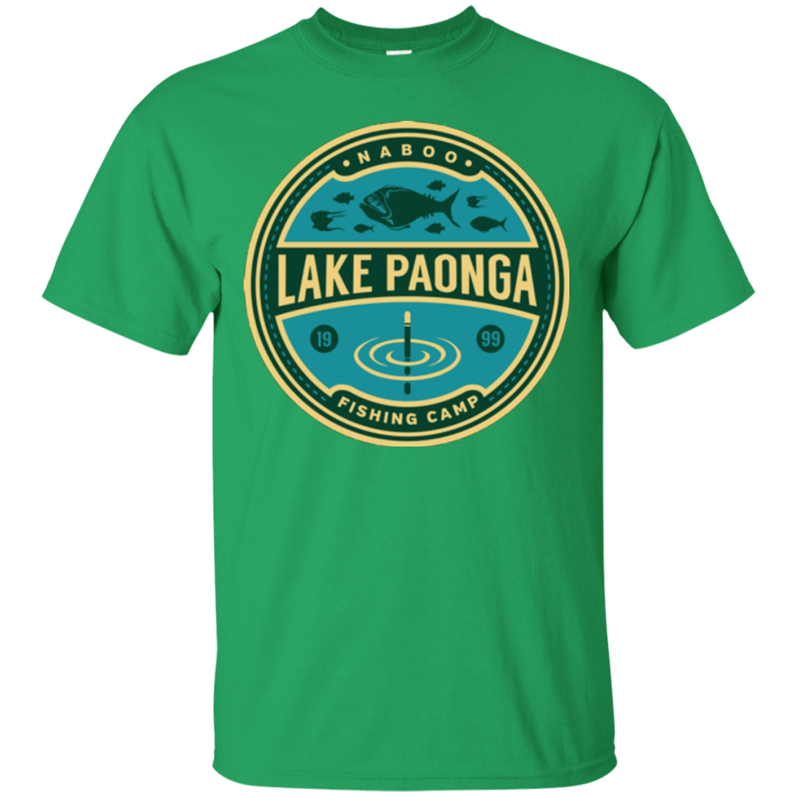 T-Shirts Irish Green / Small Lake Paonga Fishing Camp T-Shirt