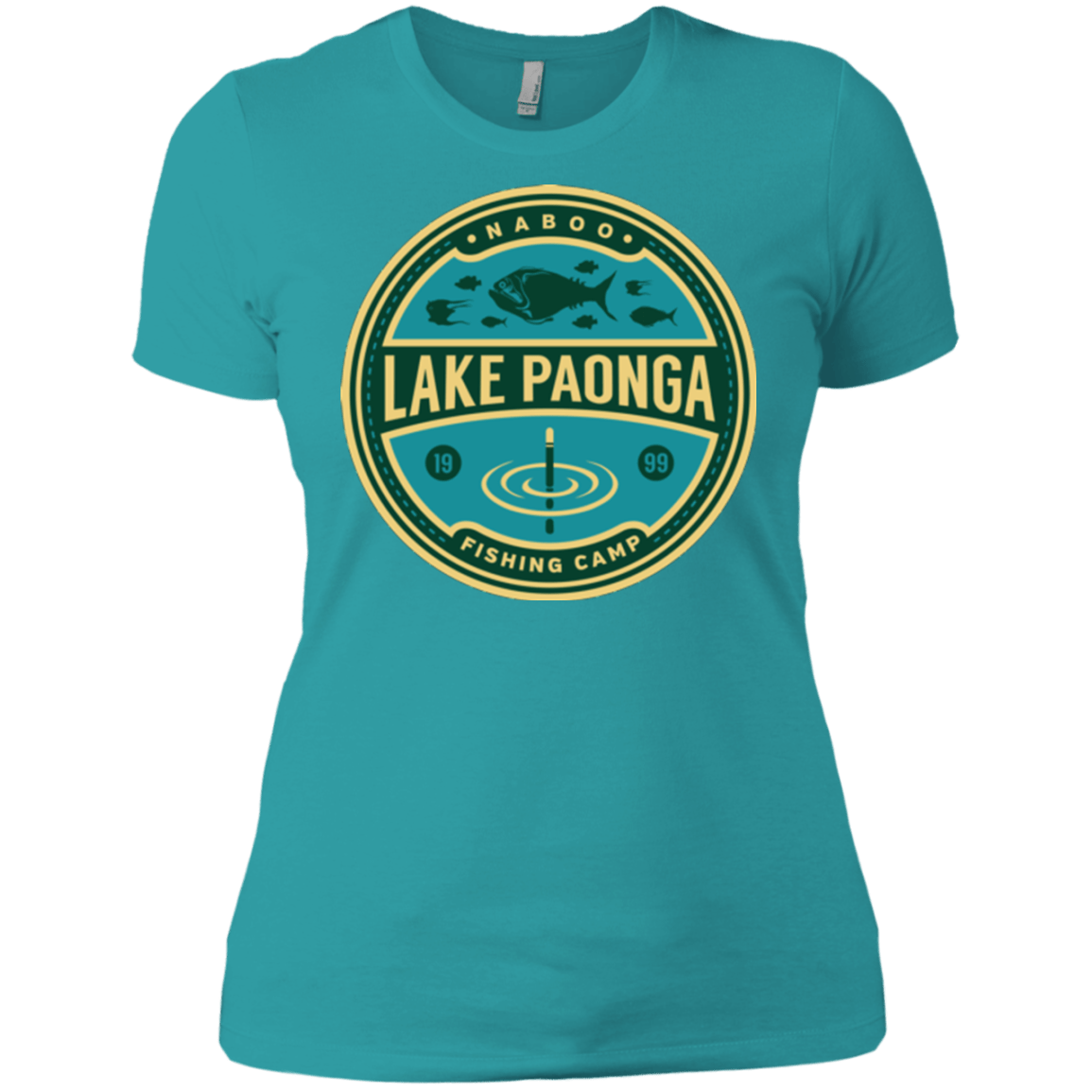T-Shirts Tahiti Blue / X-Small Lake Paonga Fishing Camp Women's Premium T-Shirt