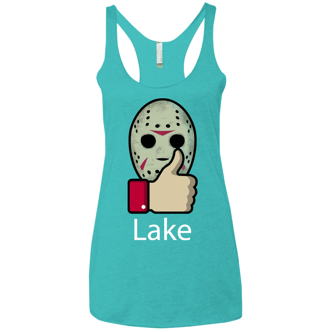 T-Shirts Tahiti Blue / X-Small Lake Women's Triblend Racerback Tank